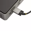 StarTech.com 50 cm küljelukustuv USB-C-kaabel 10 Gbit/s – USB 3.1/3.2 Gen 2 USB-C-kaabel – 100 W (5 A) toiteedastusega laadimine, DP Alt Mode – kahe kruvilukuga – USB-C-juhe laadimiseks/sünkroonimiseks