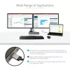 StarTech.com 50 cm küljelukustuv USB-C-kaabel 10 Gbit/s – USB 3.1/3.2 Gen 2 USB-C-kaabel – 100 W (5 A) toiteedastusega laadimine, DP Alt Mode – kahe kruvilukuga – USB-C-juhe laadimiseks/sünkroonimiseks