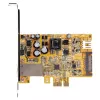 StarTech.com 1 pordiga 2,5 Gbps PoE võrgukaart, PCIe Etherneti kaart RJ45-ga, 30 W 802.3at PoE NIC lauaarvutitele/serveritele, võrgu PoE LAN adapter madala profiiliga kronsteiniga, NBaseT, Windows/Linux