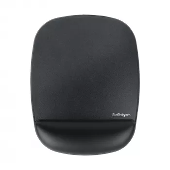 StarTech.com hiirematt randmetoega, 6.7x7.1x 0.8in (17x18x2cm), ergonoomiline hiirematt randmetoega, laua randmepadi libisemiskindla PU-põhjaga, polsterdatud geel-hiirepadi peopesatoega