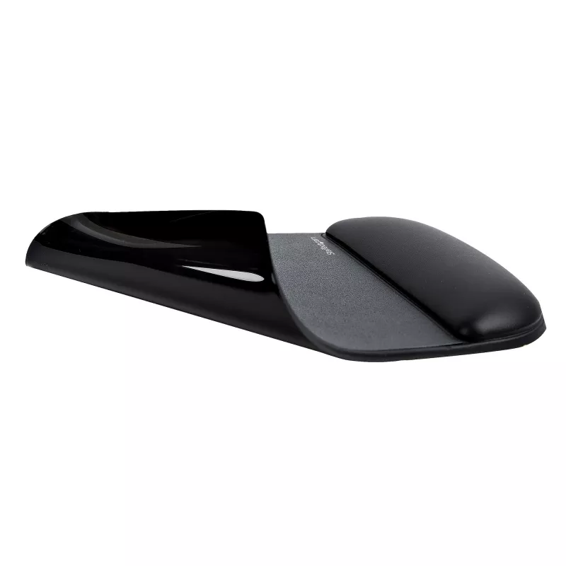 StarTech.com hiirematt randmetoega, 6.7x7.1x 0.8in (17x18x2cm), ergonoomiline hiirematt randmetoega, laua randmepadi libisemiskindla PU-põhjaga, polsterdatud geel-hiirepadi peopesatoega