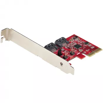 StarTech.com SATA PCIe-kaart - 2 pordiga PCIe SATA-laienduskaart - 6Gbps - täis-/madalprofiil - PCI Express SATA-adapter/kontroller - ASM1062R SATA RAID - PCIe-SATA-muundur