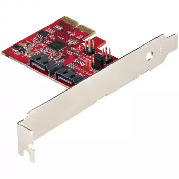 StarTech.com SATA PCIe-kaart - 2 pordiga PCIe SATA-laienduskaart - 6Gbps - täis-/madalprofiil - PCI Express SATA-adapter/kontroller - ASM1062R SATA RAID - PCIe-SATA-muundur