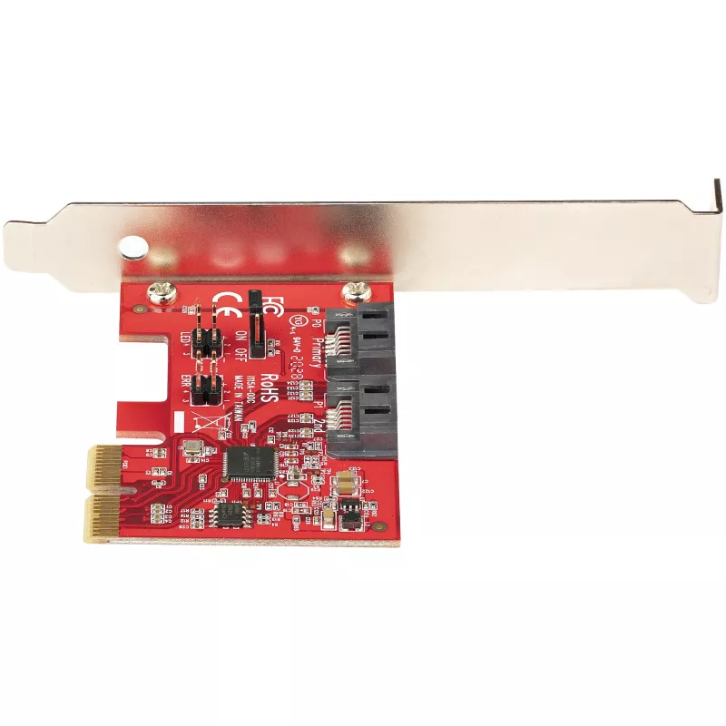 StarTech.com SATA PCIe-kaart - 2 pordiga PCIe SATA-laienduskaart - 6Gbps - täis-/madalprofiil - PCI Express SATA-adapter/kontroller - ASM1062R SATA RAID - PCIe-SATA-muundur