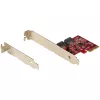 StarTech.com SATA PCIe-kaart - 2 pordiga PCIe SATA-laienduskaart - 6Gbps - täis-/madalprofiil - PCI Express SATA-adapter/kontroller - ASM1062R SATA RAID - PCIe-SATA-muundur