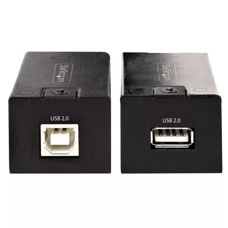 StarTech.com 150m (492ft) USB 2.0 pikendaja üle Cat5e/Cat6 Etherneti kaabli, välise toitega USB pikendaja RJ45/võrgukaabli kaudu, USB üle Etherneti kaabli pikendaja/adapter