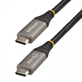StarTech.com 20 tolli (50 cm) USB-C kaabel 10 Gbit/s – USB 3.1 USB-C kaabel – 100 W (5 A) toiteedastusega laadimine, DP Alt Mode – USB-C juhe USB-C sülearvutile/telefonile/seadmele – laadimine/sünkroonimine