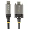 StarTech.com 3 jalga (1 m) külgkruviga lukustatav USB-C kaabel 10 Gbit/s – USB-IF sertifitseeritud USB-C kaabel – USB 3.1/3.2 Gen 2 C-tüüpi kaabel – 100 W (5 A) Power Delivery laadimine, DP Alt Mode – kahekordne kruvilukk – USB-C juhe laadimiseks/sünkroonimiseks
