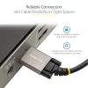 StarTech.com 3 jalga (1 m) külgkruviga lukustatav USB-C kaabel 10 Gbit/s – USB-IF sertifitseeritud USB-C kaabel – USB 3.1/3.2 Gen 2 C-tüüpi kaabel – 100 W (5 A) Power Delivery laadimine, DP Alt Mode – kahekordne kruvilukk – USB-C juhe laadimiseks/sünkroonimiseks