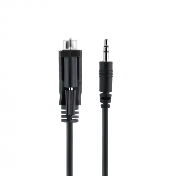 StarTech.com 3 jala (1 m) DB9 3,5 mm jadakaabel seadme jadakonfigureerimiseks, RS232 DB9 isane 3,5 mm kaablile, kasutatakse projektorite, digitaalsete siltide ja telerite kalibreerimiseks helipistiku kaudu