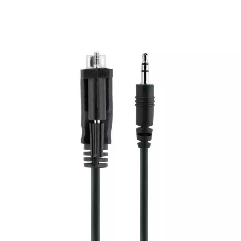 StarTech.com 3 jala (1 m) DB9 3,5 mm jadakaabel seadme jadakonfigureerimiseks, RS232 DB9 isane 3,5 mm kaablile, kasutatakse projektorite, digitaalsete siltide ja telerite kalibreerimiseks helipistiku kaudu