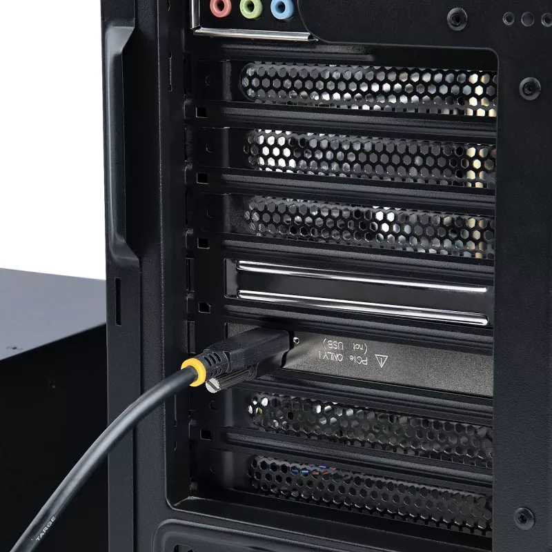 StarTech.com 4-pesaline PCIe laienduskorpus koos PCIe x2 hostkaardiga, PCIe 2.0 – 10 Gbit/s, välised PCIe pesad lauaarvutitele/serveritele, PCI Express laienduskast/adapter, 4 PCIe x1 pesa