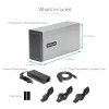 StarTech.com Kahe pesaga Thunderbolt 3 PCIe laienduskorpus