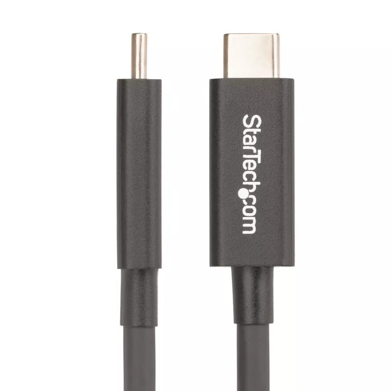 StarTech.com 6ft (2m) Active Thunderbolt 4 kaabel, 40Gbps, 100W Power Delivery, 4K/8K Video, Intel-Certified Thunderbolt kaabel - Ühilduv w/ USB4/Thunderbolt 4/ USB 3.2/ USB USB-C/DisplayPort/Thunderbolt 3