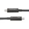 StarTech.com 6ft (2m) Active Thunderbolt 4 kaabel, 40Gbps, 100W Power Delivery, 4K/8K Video, Intel-Certified Thunderbolt kaabel - Ühilduv w/ USB4/Thunderbolt 4/ USB 3.2/ USB USB-C/DisplayPort/Thunderbolt 3