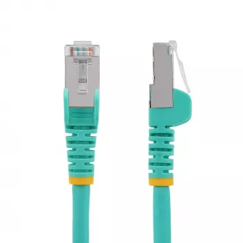 StarTech.com 1,5 m CAT6a Etherneti kaabel - Akva - Madalsuitsu Halogeenivaba (LSZH) - 10GbE 500MHz 100W PoE++ takistusteta RJ-45 tõmbetõkestitega S/FTP võrguparandusjuhe