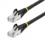 StarTech.com 3m CAT6a Etherneti kaabel – must – vähese suitsuga halogeenivaba (LSZH) – 10GbE 500MHz 100W PoE++ takerdumisvaba RJ-45 koos tõmbetugevdustega S/FTP võrguparandusjuhe