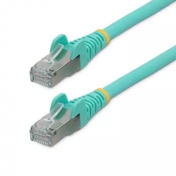 StarTech.com 5 m CAT6a Etherneti kaabel - Akvamariin - Madalsuitsune, nullhalogeenne (LSZH) - 10GbE 500 MHz 100 W PoE++ Snagless RJ-45 tõmbetugevdustega S/FTP võrguparandusjuhe