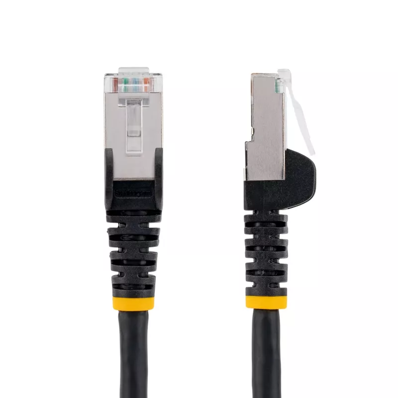 StarTech.com 7m CAT6a Etherneti kaabel – must – madala suitsu- ja halogeenivaba (LSZH) – 10GbE 500MHz 100W PoE++ haakumisvastaste RJ-45 pistikutega koos tõmbetugevdustega S/FTP võrgukaabel