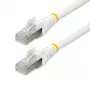 StarTech.com 10m CAT6a Ethernet kaabel - Valge - Low Smoke Zero Halogen (LSZH) - 10GbE 500MHz 100W PoE++ Snagless RJ-45 w/Strain Reliefs S/FTP võrk Patch Cord