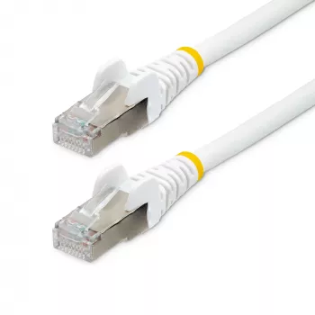 StarTech.com 3m CAT6a Etherneti kaabel – valge – madala suitsusisaldusega halogeenivaba (LSZH) – 10GbE 500MHz 100W PoE++ takerdumiskindel RJ-45 koos tõmbetõkestitega S/FTP võrgu ühenduskaabel