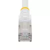 StarTech.com 3m CAT6a Etherneti kaabel – valge – madala suitsusisaldusega halogeenivaba (LSZH) – 10GbE 500MHz 100W PoE++ takerdumiskindel RJ-45 koos tõmbetõkestitega S/FTP võrgu ühenduskaabel