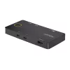 StarTech.com 2-pordiline USB-C KVM-lüliti, ühe 4K 60 Hz HDMI monitori jaoks, kahe 100 W toiteedastuse läbipääsupordiga, siinitoitel, USB USB-C/USB4/Thunderbolt 3/4 ühilduv – väikevormitegur