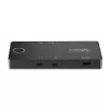 StarTech.com 2-pordiline USB-C KVM-lüliti, ühe 4K 60 Hz HDMI monitori jaoks, kahe 100 W toiteedastuse läbipääsupordiga, siinitoitel, USB USB-C/USB4/Thunderbolt 3/4 ühilduv – väikevormitegur