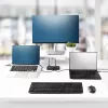 StarTech.com 2-pordiline USB-C KVM-lüliti, ühe 4K 60 Hz HDMI monitori jaoks, kahe 100 W toiteedastuse läbipääsupordiga, siinitoitel, USB USB-C/USB4/Thunderbolt 3/4 ühilduv – väikevormitegur