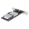 StarTech.com 2-pordine 10GbE PCIe võrguadapterkaart, võrgukaart arvutitele/serveritele, kuuekiiruseline PCIe Etherneti kaart koos Jumbo Frame'i toega, NIC/LAN-liidesekaart, 10GBASE-T ja NBASE-T