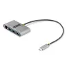 StarTech.com 3-pordiline USB-C jaotur Ethernetiga - 3x USB-A - Gigabit Ethernet - USB 3.0 5 Gbit/s - siiniga toidetav - 1 jala/30 cm pikk USB USB-C hostkaabel - GbE - kaasaskantav USB-C–USB-A jaotur
