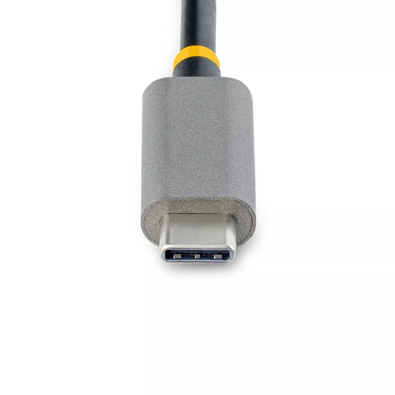StarTech.com 3-pordiline USB-C jaotur Ethernetiga - 3x USB-A - Gigabit Ethernet - USB 3.0 5 Gbit/s - siiniga toidetav - 1 jala/30 cm pikk USB USB-C hostkaabel - GbE - kaasaskantav USB-C–USB-A jaotur