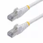 StarTech.com 12 m valge CAT8 Etherneti kaabel, tõrkumatu RJ45, 25G/40G, 2000 MHz, 100 W PoE++, S/FTP, 26AWG puhas vasktraat, LSZH, varjestatud võrgu ühendusjuhe tõmbetugevdustega, individuaalselt testitud