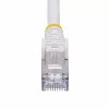 StarTech.com 12 m valge CAT8 Etherneti kaabel, tõrkumatu RJ45, 25G/40G, 2000 MHz, 100 W PoE++, S/FTP, 26AWG puhas vasktraat, LSZH, varjestatud võrgu ühendusjuhe tõmbetugevdustega, individuaalselt testitud