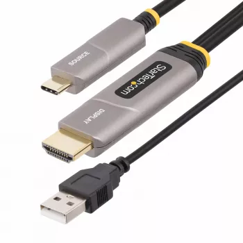 StarTech.com 50 ft (15,2 m) USB-C–HDMI 2.0 aktiivne optiline kaabel (AOC), 4K 60 Hz, CL3, ühesuunaline USB-C–HDMI adapterkaabel