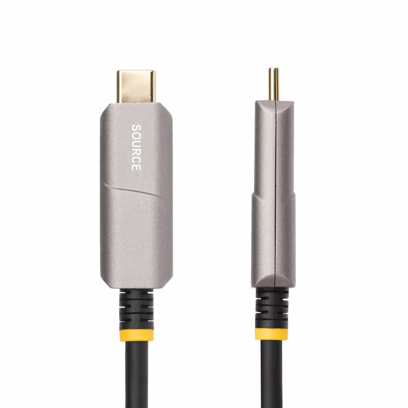 StarTech.com 50 ft (15,2 m) USB-C–HDMI 2.0 aktiivne optiline kaabel (AOC), 4K 60 Hz, CL3, ühesuunaline USB-C–HDMI adapterkaabel