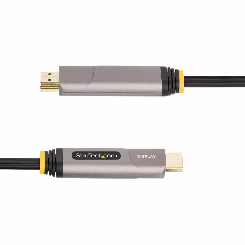 StarTech.com 50 ft (15,2 m) USB-C–HDMI 2.0 aktiivne optiline kaabel (AOC), 4K 60 Hz, CL3, ühesuunaline USB-C–HDMI adapterkaabel