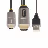 StarTech.com 50 ft (15,2 m) USB-C–HDMI 2.0 aktiivne optiline kaabel (AOC), 4K 60 Hz, CL3, ühesuunaline USB-C–HDMI adapterkaabel