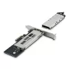 StarTech.com M.2 NVMe SSD PCIe x4 mobiilne sahtel/tagapaneel eemaldatava salvega PCI Expressi laienduspesasse, tööriistadeta paigaldus, PCIe 4.0/3.0 kiirvahetusega draivisahtel, võtmelukk – 2 võtit kaasas