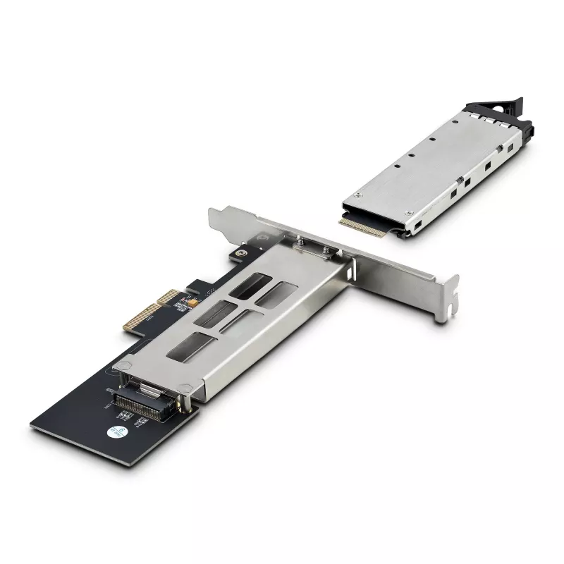 StarTech.com M.2 NVMe SSD PCIe x4 mobiilne sahtel/tagapaneel eemaldatava salvega PCI Expressi laienduspesasse, tööriistadeta paigaldus, PCIe 4.0/3.0 kiirvahetusega draivisahtel, võtmelukk – 2 võtit kaasas