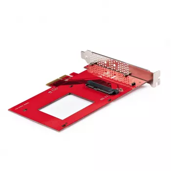 StarTech.com U.3 PCIe-adapterkaart, PCIe 4.0 x4 adapter 2,5-tollistele U.3 NVMe SSD-dele, SFF-TA-1001 PCI Express lisakaart lauaarvutitele/serveritele, TAA vastavuses – OS-iseseisev