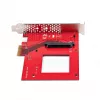 StarTech.com U.3 PCIe-adapterkaart, PCIe 4.0 x4 adapter 2,5-tollistele U.3 NVMe SSD-dele, SFF-TA-1001 PCI Express lisakaart lauaarvutitele/serveritele, TAA vastavuses – OS-iseseisev