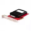 StarTech.com U.3 PCIe-adapterkaart, PCIe 4.0 x4 adapter 2,5-tollistele U.3 NVMe SSD-dele, SFF-TA-1001 PCI Express lisakaart lauaarvutitele/serveritele, TAA vastavuses – OS-iseseisev