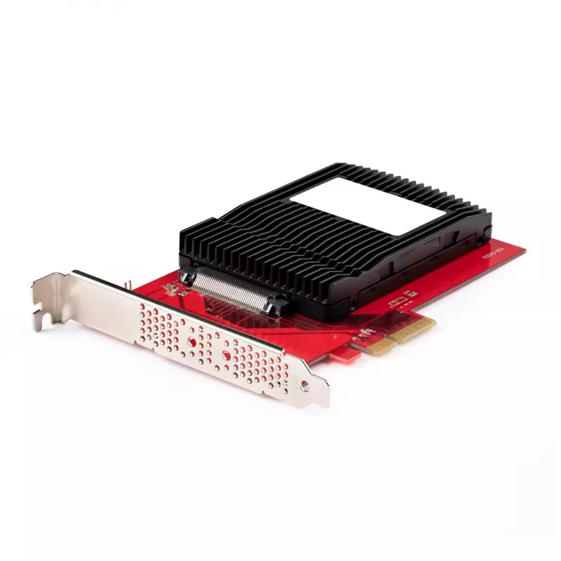 StarTech.com U.3 PCIe-adapterkaart, PCIe 4.0 x4 adapter 2,5-tollistele U.3 NVMe SSD-dele, SFF-TA-1001 PCI Express lisakaart lauaarvutitele/serveritele, TAA vastavuses – OS-iseseisev