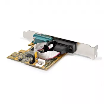 StarTech.com 2-pordiline PCI Express jadaliidese kaart, kahe pordiga PCIe-RS232 (DB9) jadakaart, 16C1050 UART, madala/täisprofiiliga kronsteinid, COM-i säilitamine, Windowsile/Linuxile