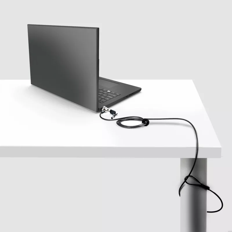 StarTech.com sülearvuti turvakaabel, ühildub Noble Wedge®-ga; 2 m, võtmega lukk, turvakaabel Dell XPS/Latitude/2-in-1 sülearvutitele, lõikekindel teraskaabel