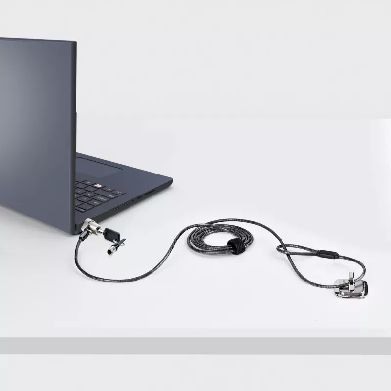 StarTech.com sülearvuti turvakaabel, ühildub Noble Wedge®-ga; 2 m, võtmega lukk, turvakaabel Dell XPS/Latitude/2-in-1 sülearvutitele, lõikekindel teraskaabel