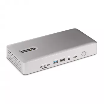 StarTech.com universaalne USB4 ja Thunderbolt 4 dokkimisjaam, nelja ekraani tugi Windowsis, kahe ekraani tugi MacBookis, HDMI DP dokk 98 W sülearvuti laadimisega
