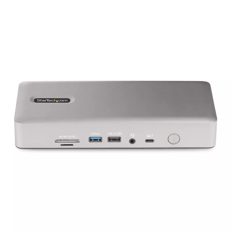 StarTech.com universaalne USB4 ja Thunderbolt 4 dokkimisjaam, nelja ekraani tugi Windowsis, kahe ekraani tugi MacBookis, HDMI DP dokk 98 W sülearvuti laadimisega