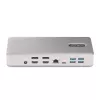 StarTech.com universaalne USB4 ja Thunderbolt 4 dokkimisjaam, nelja ekraani tugi Windowsis, kahe ekraani tugi MacBookis, HDMI DP dokk 98 W sülearvuti laadimisega
